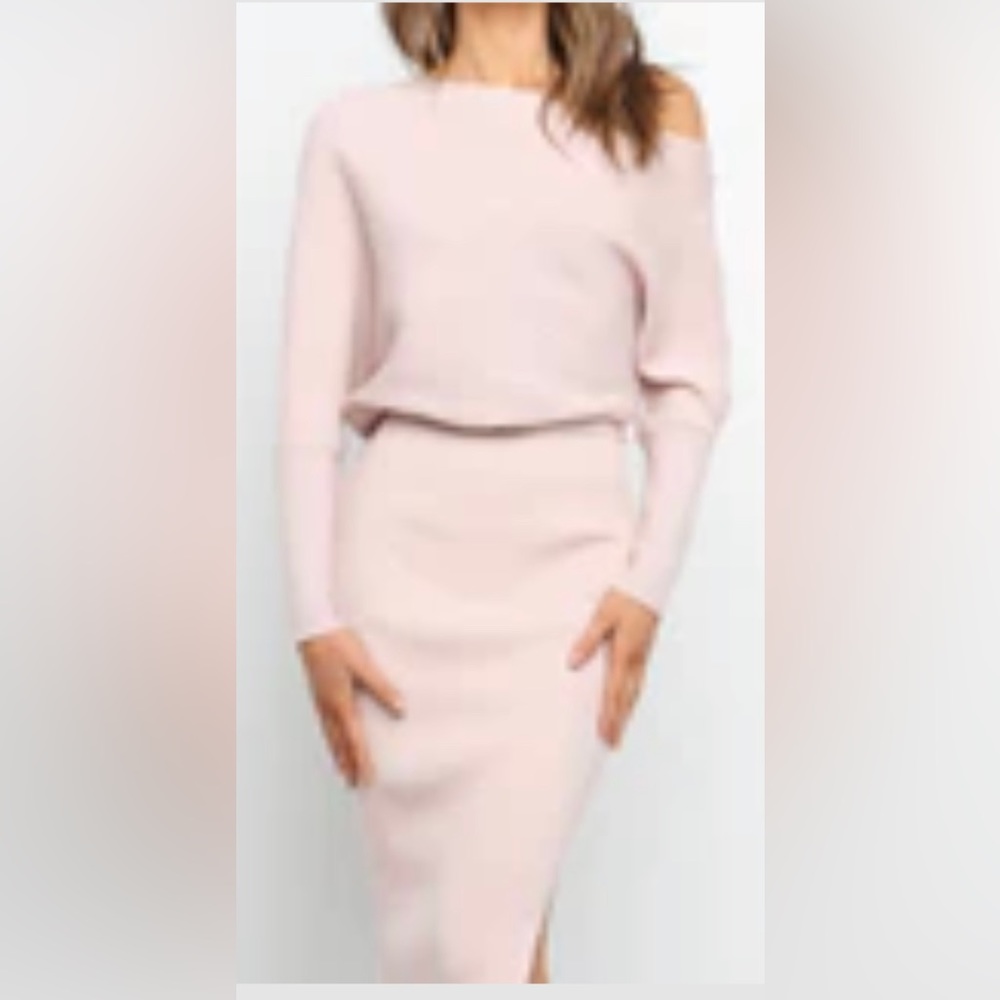 Blush sweater dress from Petal and Pup size S/M